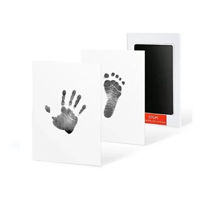 2 Set Baby Handprint Footprints Ink Pads Safe Non-Toxic No-Touch Skin Inkless Inkpad Kits Pet Cat Dog Paw Prints Souvenirs Gifts